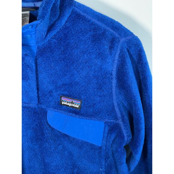 Patagonia Re-Tool Snap-T Fleece Pullover Royal Blue Women's Size Small - Picture 2 of 11